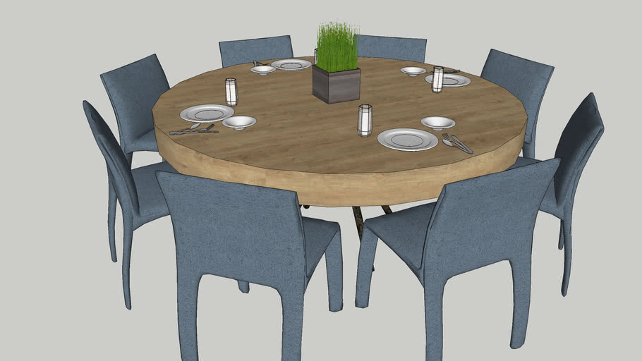 Dining Table 3 | 3D Warehouse