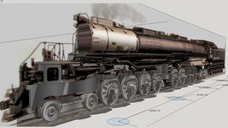 big boy model locomotive