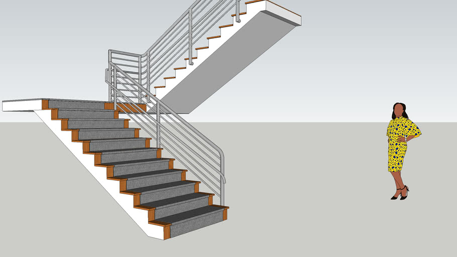Stair handrail Sketch up 2021 | 3D Warehouse