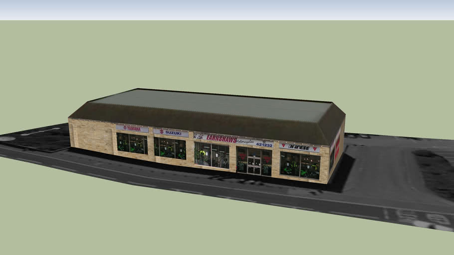 Earnshaws Motorcycles, Huddersfield 3D Warehouse