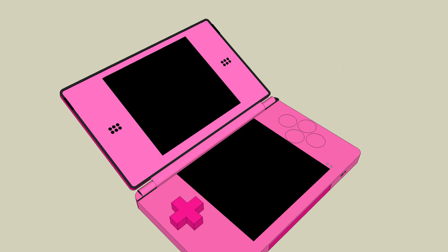 Nintendo Ds Lite Pink 3d Warehouse