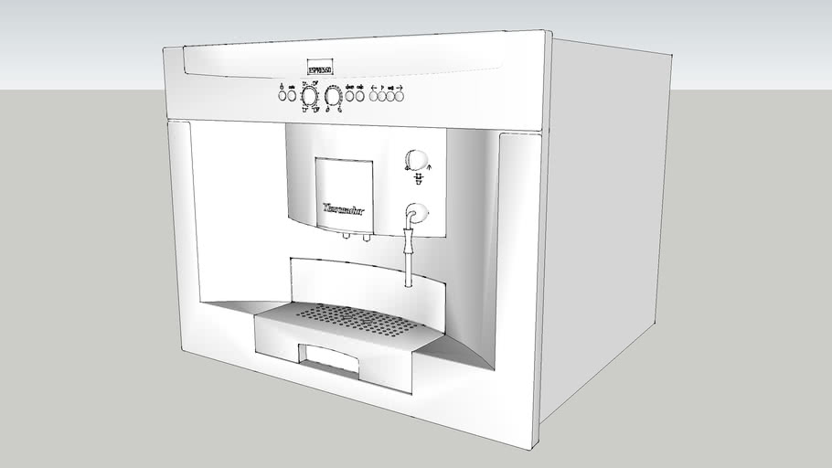 Thermador 24' Fully Automatic Coffee Machine | 3D Warehouse