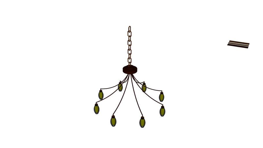 lampara colgante 3D Warehouse