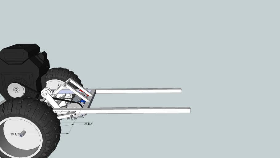 Go Kart Drive Assembly w/ transmission 3D Warehouse
