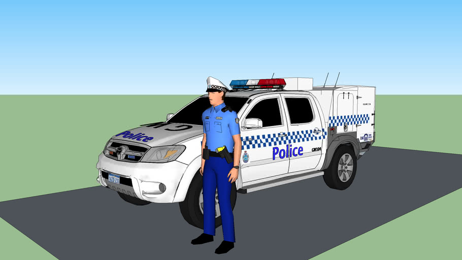 Western Australia Police - Hilux Wagon