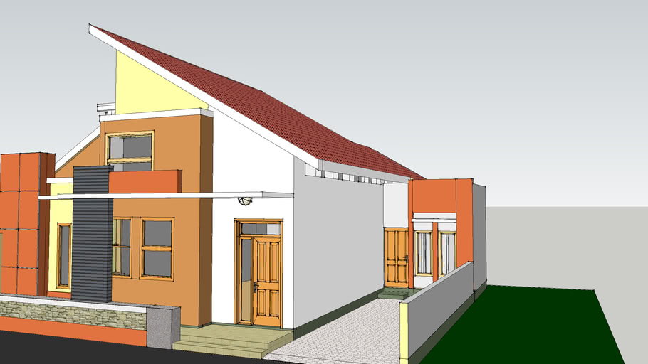 Desain Rumah Atap Segitiga - JANGANDIA3