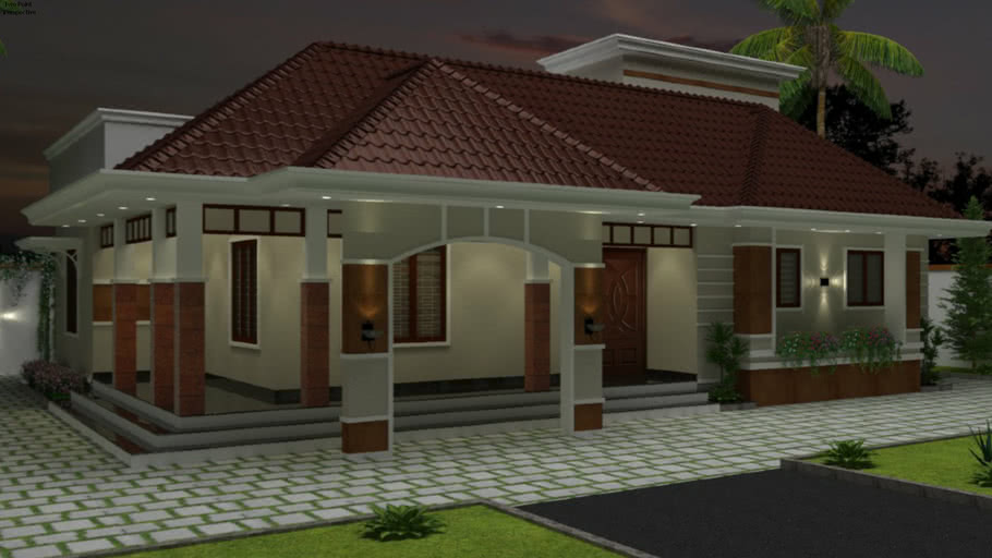 Kerala Traditional Home With Plan Kerala House Design Kerala Traditional House Village House Design