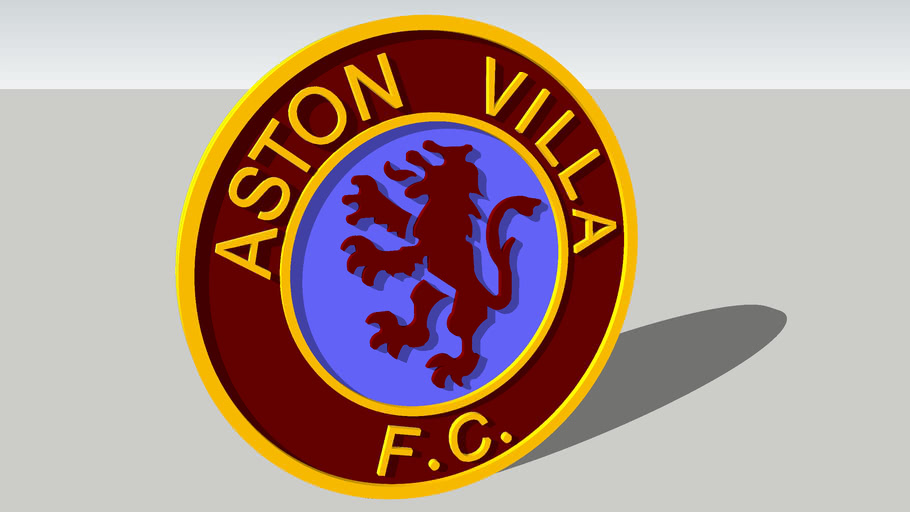 Aston Villa Badge 1970 S 1992 3d Warehouse
