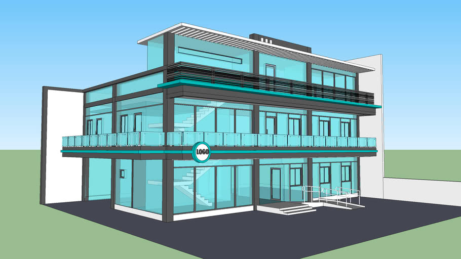 3 Storey Commercial Building | 3D Warehouse