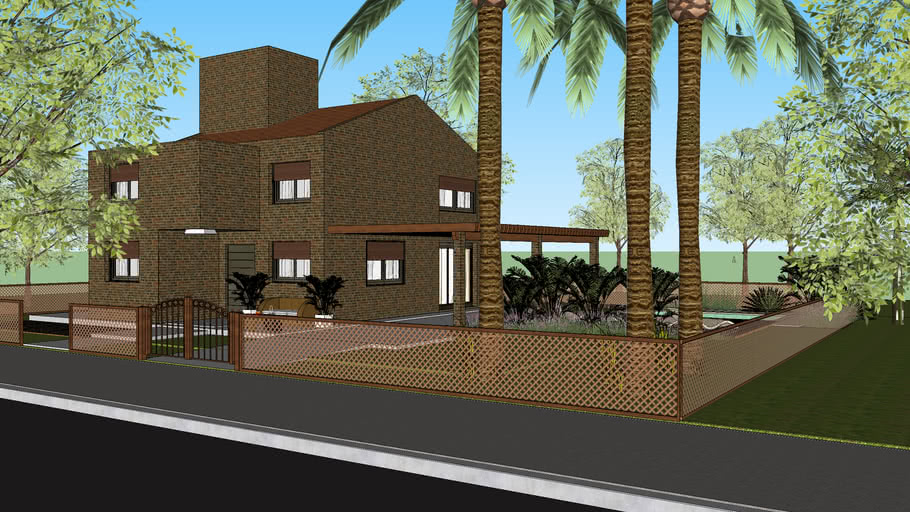 Casa en las afueras de la ciudad | 3D Warehouse