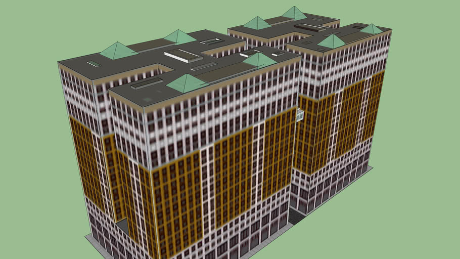 The Hudson & Manhattan Terminal Buildings | 3D Warehouse