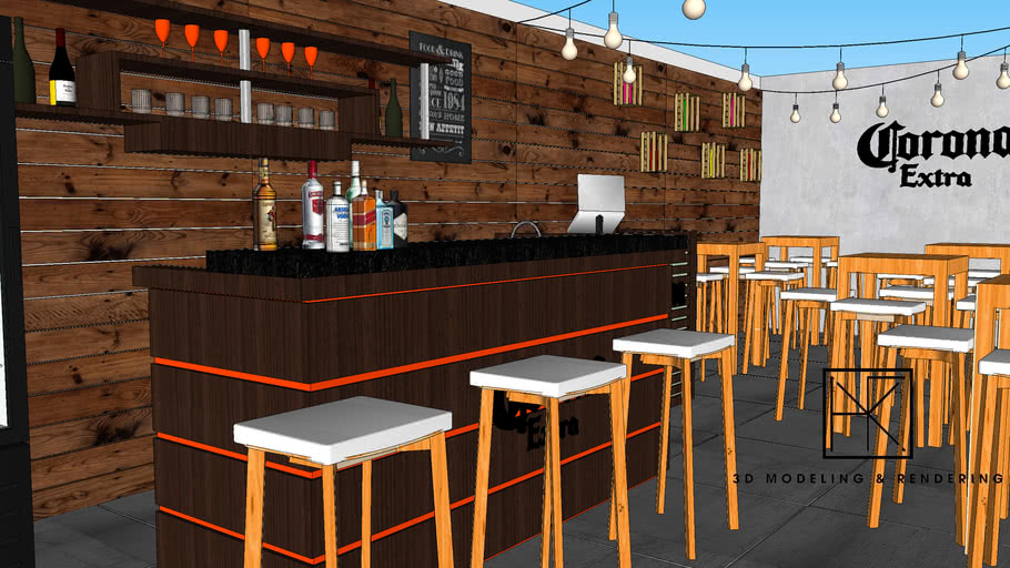 CORONA BAR QUATTRO 3D Warehouse