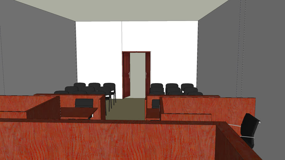 Sala de Audiencia, Sala de Interrogatorio, Sala Lùdica 3D Warehouse