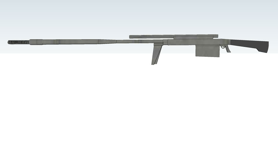 Hks 5a Shiper Anti Materiel Rifle 14 5x114mm 3d Warehouse