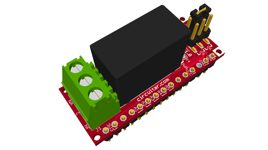 Nanoshield Relay v1.0 3D Warehouse