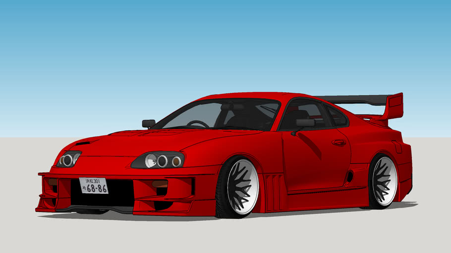 1993 Toyota Supra Chargespeed Body Kit 3d Warehouse