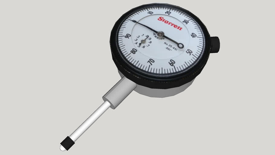 1' Dial Indicator 3D Warehouse