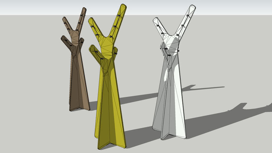 Coat Stand Tree 3d Warehouse