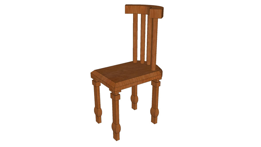 Wooden Chair | 3D Warehouse