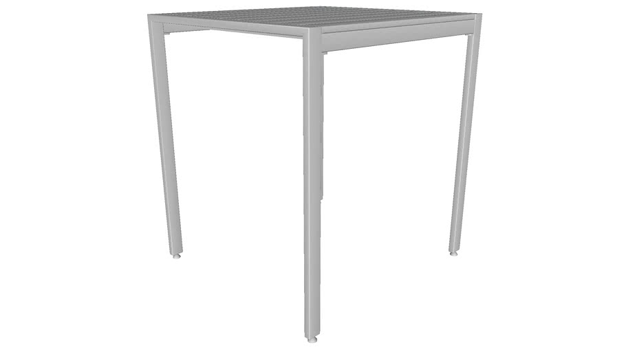Tuscany 36' Recycled Plastic Bar Height Table 3D Warehouse