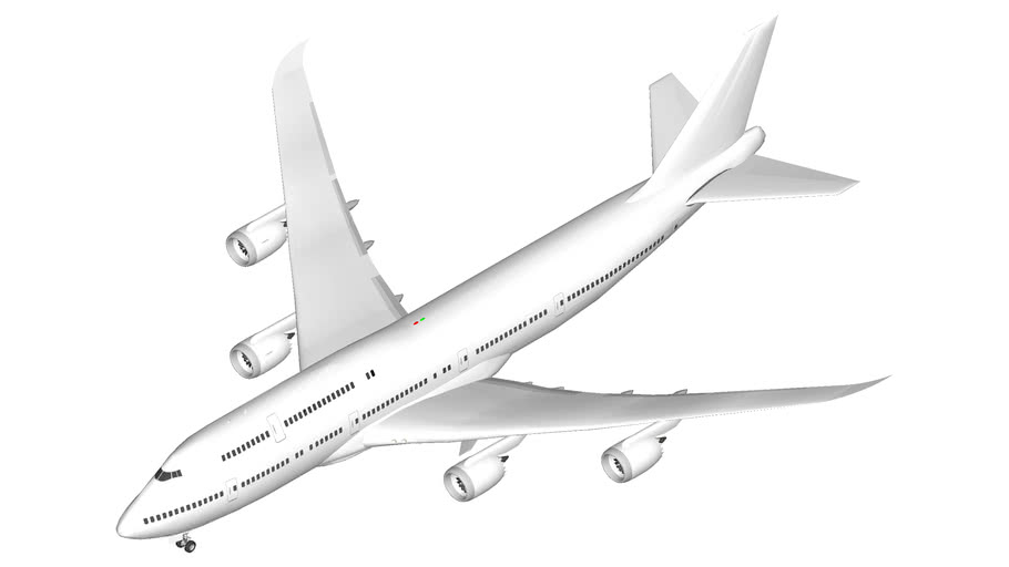 Boeing 747-8I Template | 3D Warehouse