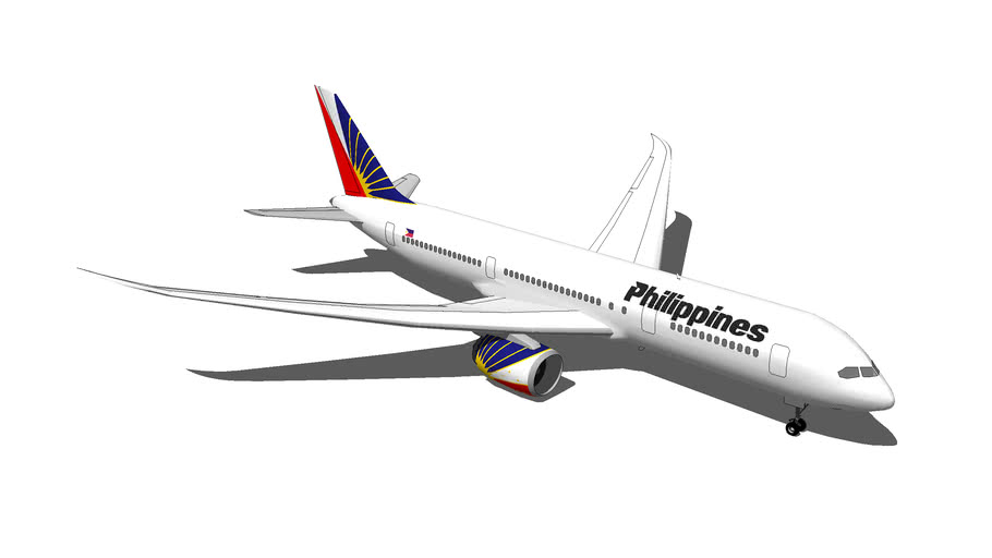 Philippine Airlines Boeing 787-800 rendition | 3D Warehouse