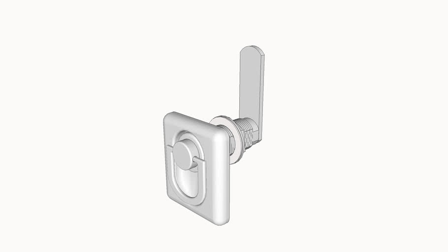 latch, cam, recessed ring, McMasterCarr 1379A11 3D Warehouse