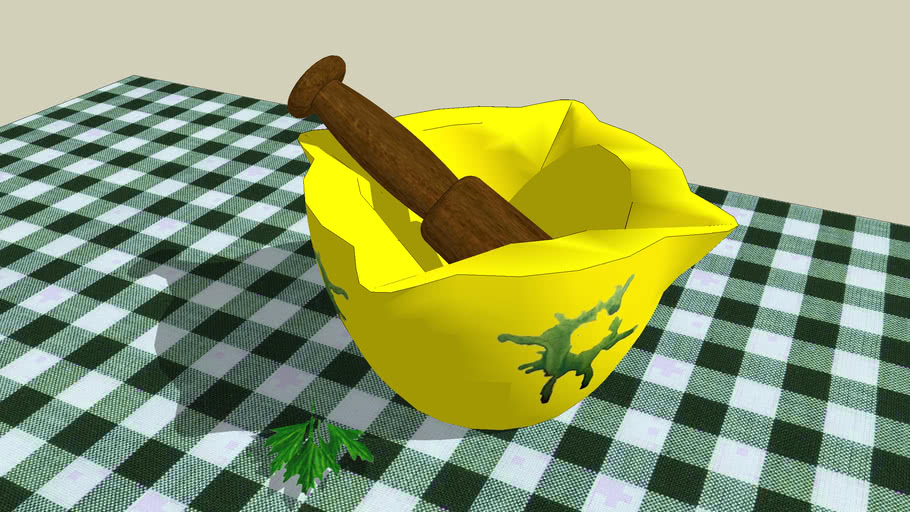 MORTERO AMARILLO, ALMIREZ 3D Warehouse