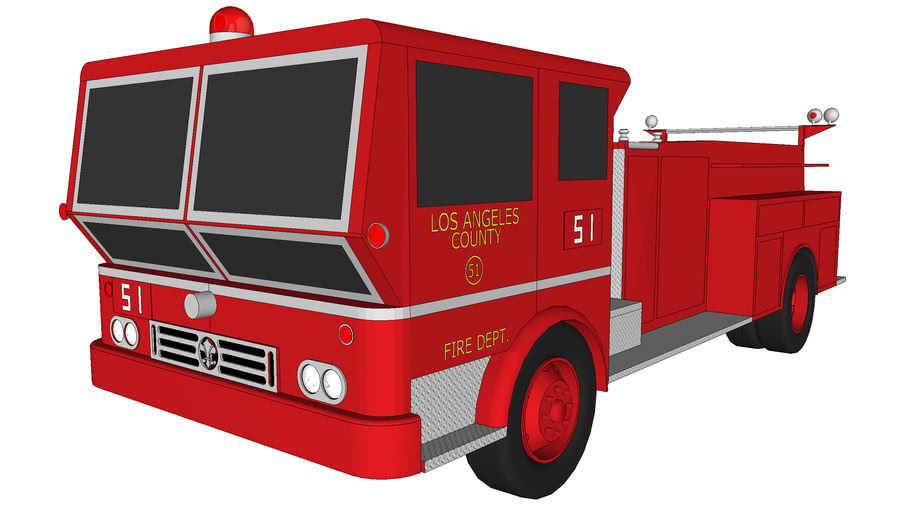 ENGINE 51 A 1973 WARD LAFRANCE | 3D Warehouse