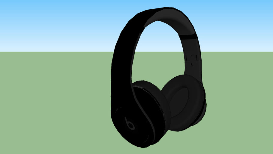 Beats By Dr.Dre Studio DETOX Edition OverTheEar Headphones 3D Warehouse