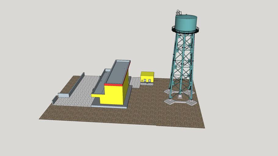 Water Supply Office Bharatpur 3D Warehouse