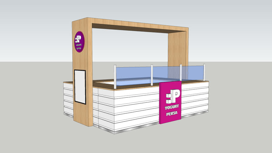 STAND YOGURT PERSA 3D Warehouse