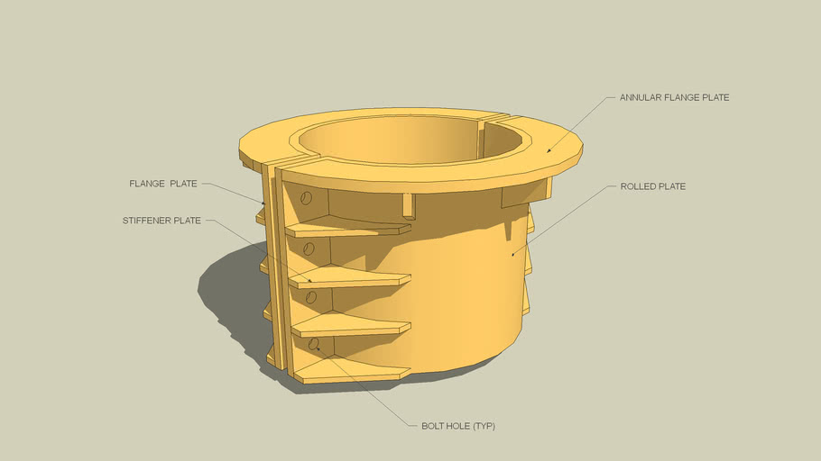 Hanger clamp (Riser) | 3D Warehouse
