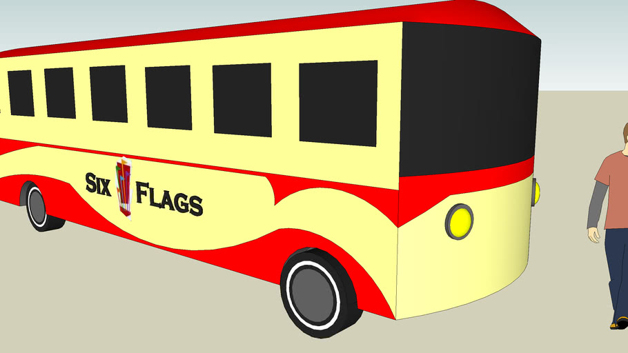 six flags bus