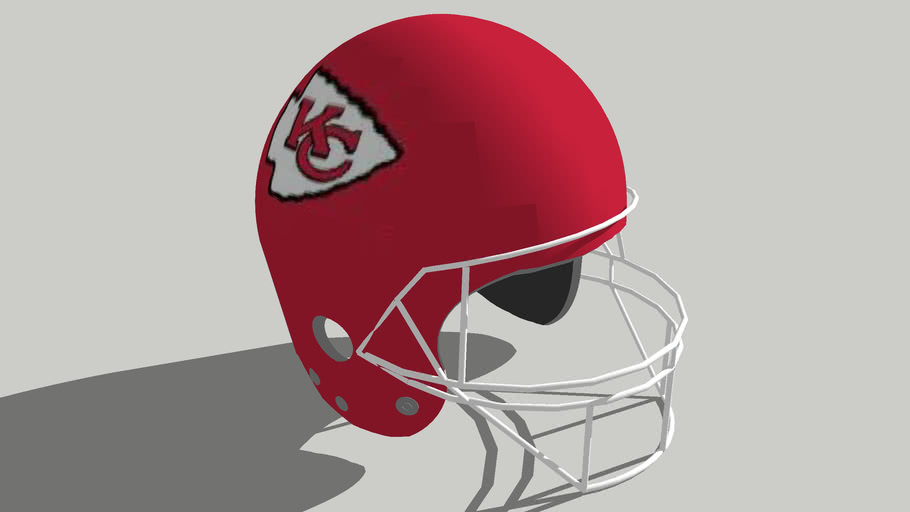 Kansas City Chiefs Football Helmet | 3D Warehouse