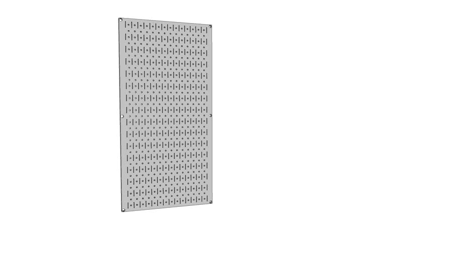 Metal Pegboard 32'x16' 3D Warehouse