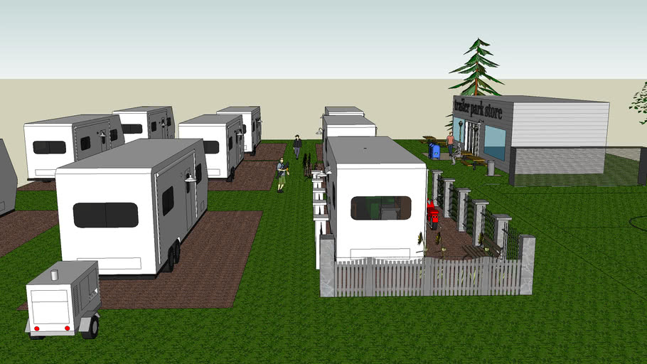 a trailer park 3D Warehouse