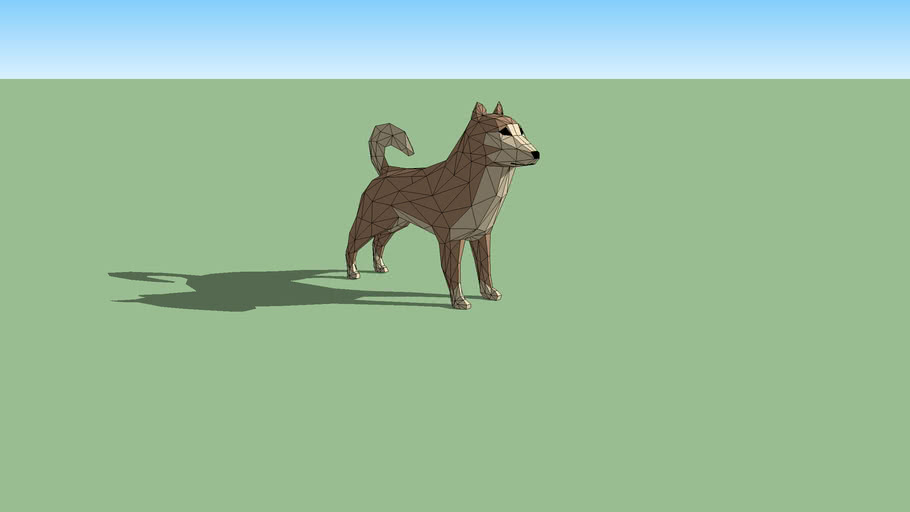 Low Poly Dog 3d Warehouse