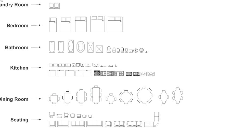 FLOOR PLAN SYMBOLS | 3D Warehouse