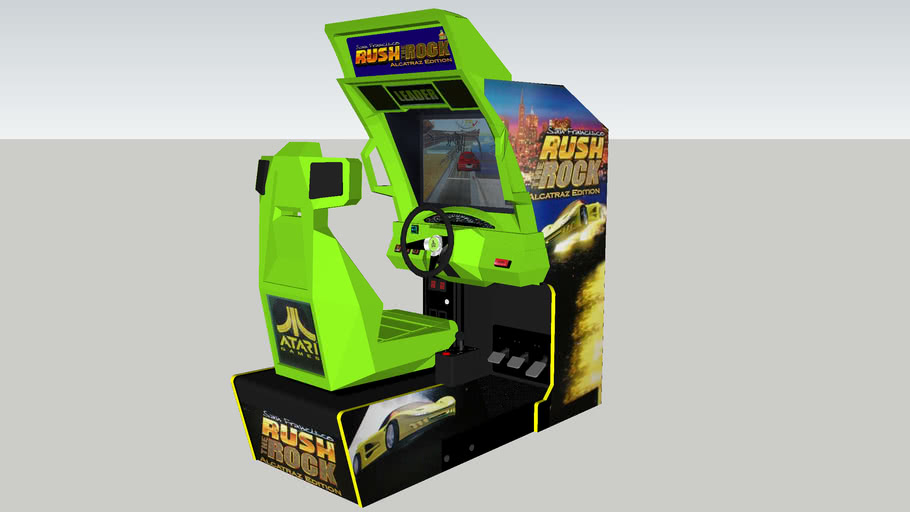 San Francisco Rush the Rock Alcatraz Edition arcade game 3D Warehouse