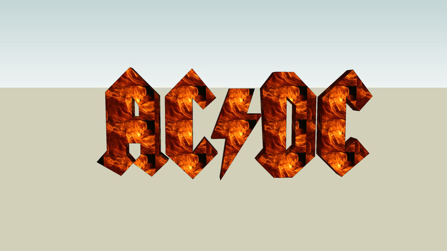 AC/DC Logo | 3D Warehouse