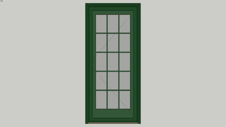 Marvin Ultimate Inswing French Door G2 1Panel 3D Warehouse