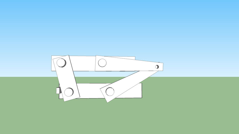 Forward actuating hood hinge 3D Warehouse