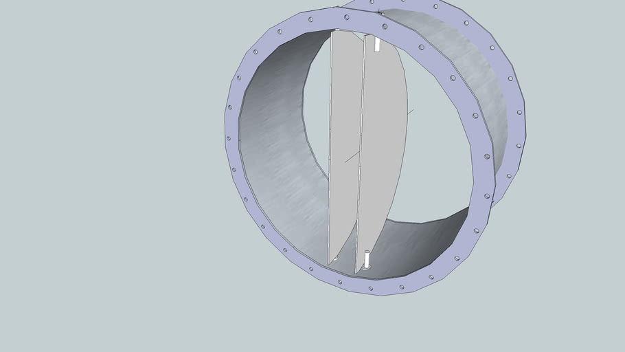 Axial Non Return Damper 3d Warehouse 1431