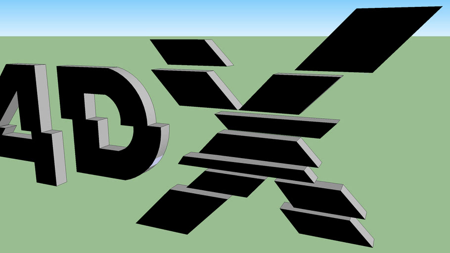 4DX Logo 3D Warehouse