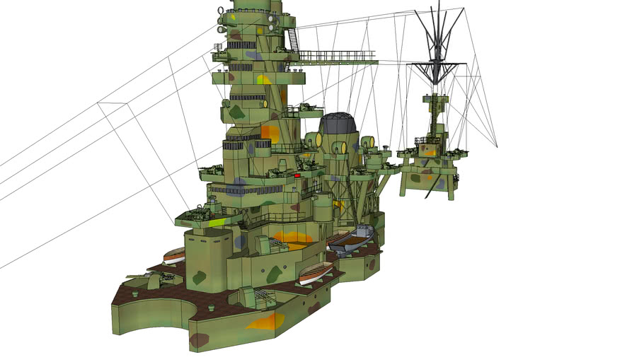 Battleship Ise Part 2 3d Warehouse