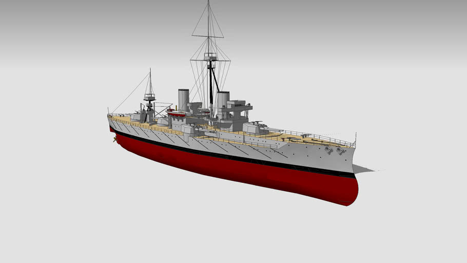 HMS DREADNOUGHT 1906 | 3D Warehouse