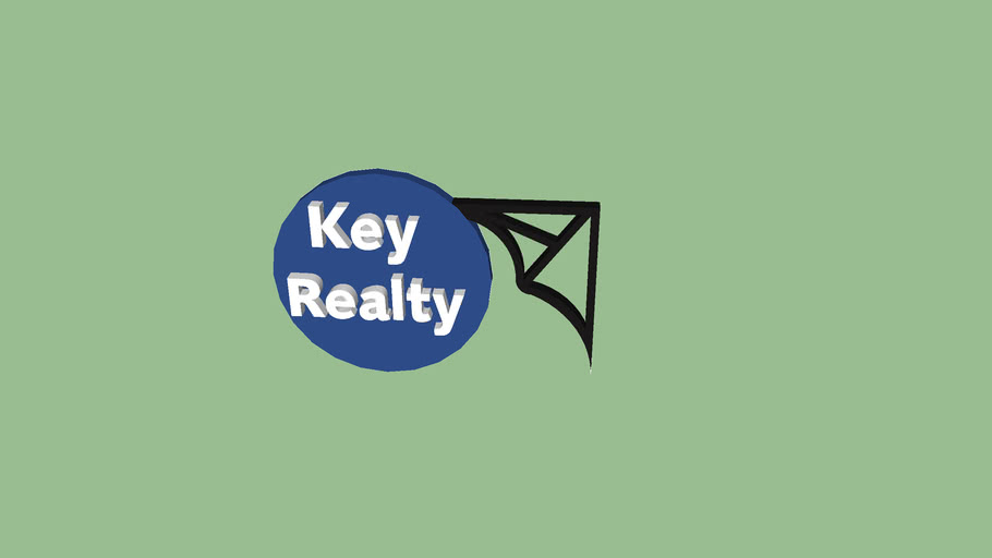 Key Realty Sign, Historic Version 3D Warehouse