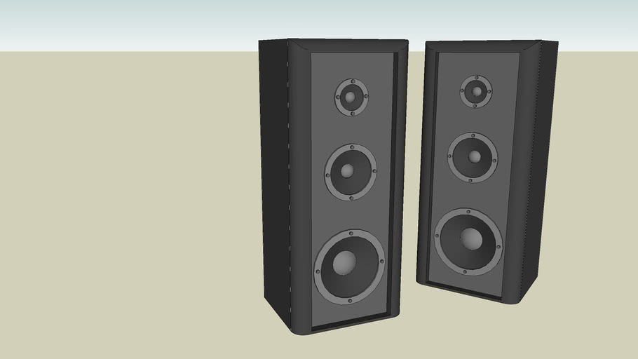 enceinte noir | 3D Warehouse