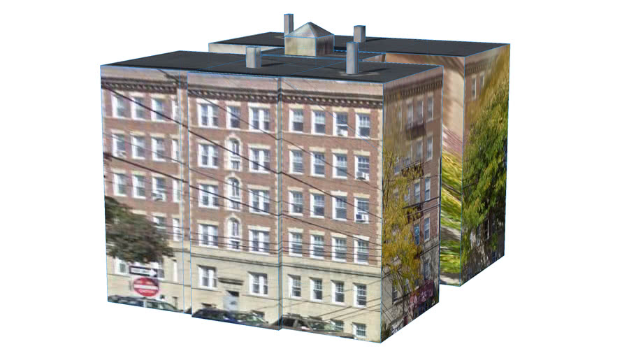 Apartment building in Davis Square 3D Warehouse